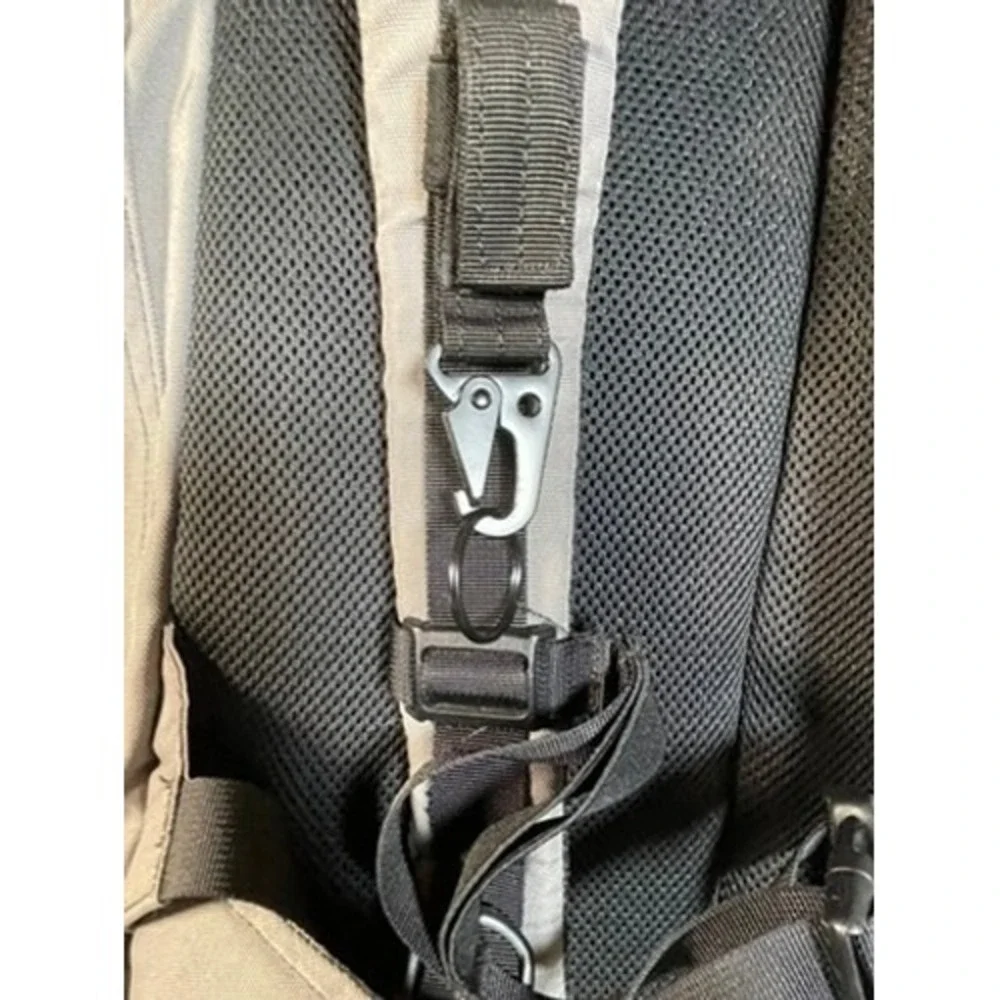 LL Bean Rucksack Backpack Unisex Large Grey Orange Gorpcore Hiking Utility‎ Bag